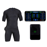Combinaison EMS sans fil portable de qualité commerciale pour usage domestique