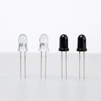 Émetteur LED IR 3 mm 940 nm à trou traversant, diode électroluminescente infrarouge de petite taille