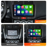 MEKEDE MS Android 12 8core 8 + 128G vidéo de voiture android pour Mitsubishi ASX 2010-2017 autoradio colling fan 4G LTE WIFI GPS BT gps