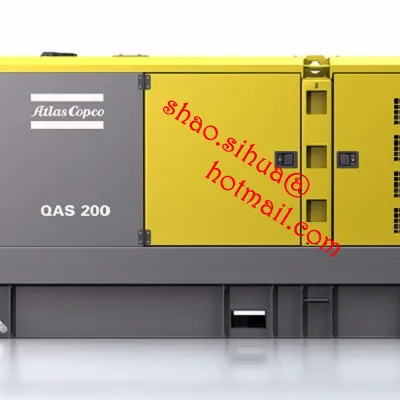 एटलस copco QAS 100 QAS 125 QAS 150 डीजल जनरेटर