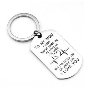 Collar con Placa de Acero Inoxidable para MI PAPÁ/MAMÁ, Llavero - Product Image 2