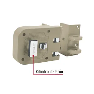 Master con serratura a superficie 24 unità, porta scorrevole, farfalla, destra - Product Image 2