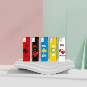 Briquet électronique portable, rechargeable au gaz, en plastique, coupe-vent, écologique, personnalisable avec logo imprimé, pour cigares, cadeaux, fabrication ODM en usine - Product Image 5