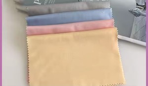 Microfiber Cleaning Cloth for Phone Screen <b>Camera</b> Lens <b>Glasses</b> With Embossed Logo Suede Material Custom Size - Product Image 4