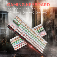 Clavier coréen personnalisé, langues mondiales, 61, 64, 68, 87, 98, 104, 108 touches, clavier mécanique adapté à l'OEM ODM