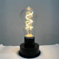 Ampoule LED à filament souple en plastique 2W E27 E26 S14 G80 ST58, remplaçable pour les guirlandes lumineuses
