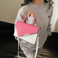 Sac messager de luxe pour femme, nouvelle collection 2026, design tendance, sac à bandoulière unique en PU imperméable, forme carrée