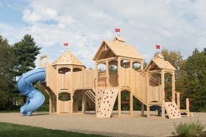 Equipo de Juegos de Madera de Grado Comercial Certificado, Diseño Personalizado de Atracciones para Parques Infantiles al Aire Libre - Product Image 3