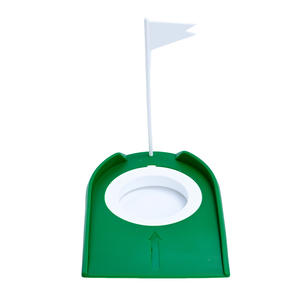 Disque de putting en plastique pour entraînement de golf, mini-coupelle de green d'intérieur avec drapeau et anneau pour la pratique SER0122 - Product Image 2