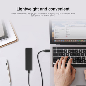Hub USB 5 en 1 - Divisor de Puertos USB Múltiples, Adaptador de Hub USB 3.0 Multipuerto Ultrafino, Transferencia de Datos Rápida para Laptop, MacBook, PC - Product Image 6