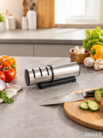 Aiguiseur de couteaux de cuisine multi-grains durable et écologique à trois étapes avec diamant/céramique, emballage personnalisé avec logo couleur H1116