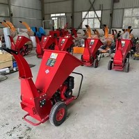 Broyeur de branches de bois industriel à alimentation hydraulique, broyeur de brindilles haute capacité pour station de traitement des déchets verts urbains
