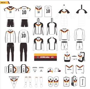Maillot de football d'équipe nationale Mexique, Italie, Allemagne, entièrement imprimé par sublimation numérique, respirant, séchage rapide, grande taille, 100% polyester - Product Image 3