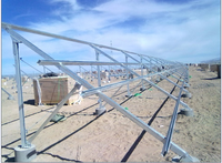 Sistema de Montaje en Suelo para Paneles Solares de Aluminio Personalizable, Resistente al Viento y a la Nieve, para Sistemas de Energía Solar Comerciales y de Uso General