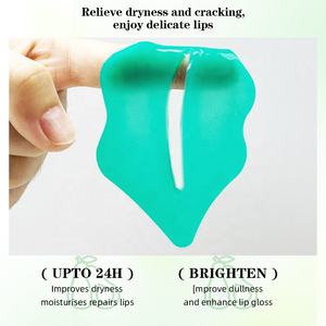 Logo personnalisé ODM SPA Vegan Lip Whitening Green Tea Vitamin C Wrinkle Soothing Firming Moisturizer Collagen Gel Sheet Sleeping OEM - Product Image 5