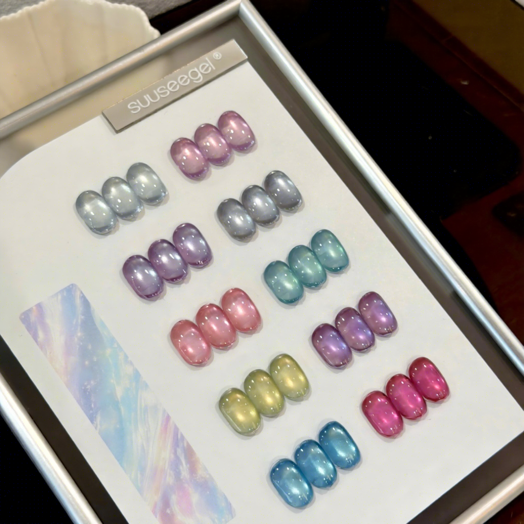 Shuse-dreamland island cat eye 10 couleurs-échantillons de couleurs finies