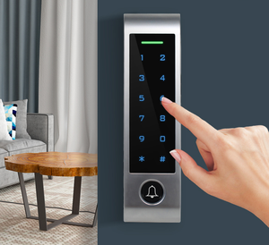 Teclado Táctil Digital Wiegand con Timbre, Control de Acceso Metálico, Sistema de Control de Acceso RFID de 125KHz/13.56MHz a Prueba de Agua - Product Image 1