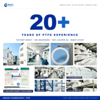 JENLING PTFE Encapsulated Rubber Inner Seal O-Ring Ukuran Kustom Segel Silinder Otomotif Kelas Makanan Buatan Zhejiang