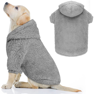 Bata de Baño para Perro de Felpa Simple Personalizada de Fábrica, Abrigo con Capucha Cómodo para Invierno y Primavera para <span class=keywords><strong>Perros</strong></span> Pequeños y Medianos - Product Image 5