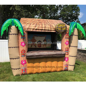 Stand publicitaire promotionnel Océanie, bar tiki tropical gonflable, kiosques <span class=keywords><strong>de</strong></span> jungle gonflables, stand gonflable - Product Image 5