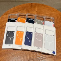 Funda Magnética Transparente Oficial con Caja para iPhone 18 Pro 17 16 15 Pro, Funda Magnética Transparente para iPhone, para Samsung S26