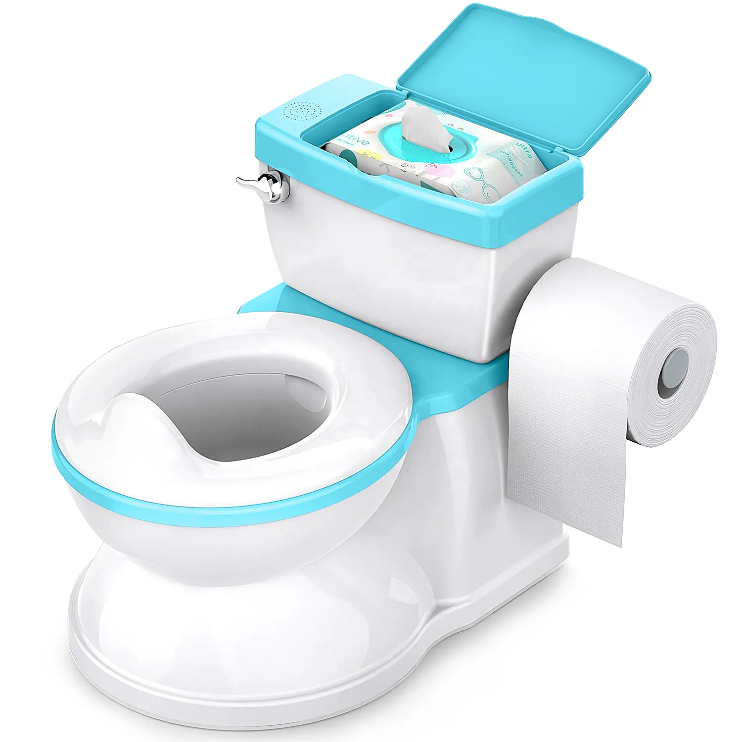 Toilet trainer per bambini di 1-6 anni venduto direttamente dalla fabbrica toilette mobile in plastica portatile per bambini a basso prezzo