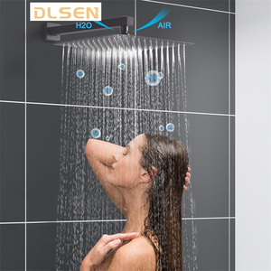 Máy Trộn Vòi Hoa Sen Hình Vuông Giấu Kín Bằng Thép Không Gỉ Chất Lượng Cao Giảm Giá Mạnh Vòi Trộn Vòi Hoa Sen Trong Tường Màu Đen Cho Phòng Tắm Trực Tuyến - Product Image 5