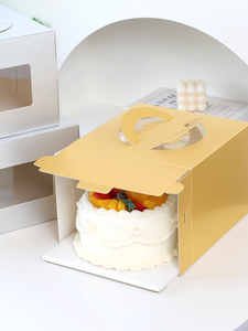Personalização De Fábrica Caixa De Bolo De Aniversário Transparente Portátil Exquisite 4 Polegadas 6 Polegadas Caixa De Bolo De Mousse De <span class=keywords><strong>8</strong></span> Polegadas - Product Image 3