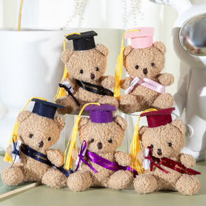 Orsacchiotti <span class=keywords><strong>di</strong></span> Peluche per Laurea, <span class=keywords><strong>Orsetti</strong></span> Piccoli, Orsacchiotti per Laurea e Dottorato, Regali per la Stagione della Laurea, Portachiavi in Peluche, Bambole per la Laurea - Product Image 1