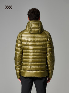Veste d'hiver légère à capuche X-BIONIC Wilderness pour homme, rembourrage en <span class=keywords><strong>duvet</strong></span> de canard <span class=keywords><strong>800</strong></span> Fill Power, doublure anti-froid pour l'automne et l'hiver, 24687 - Product Image 5