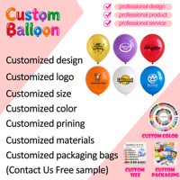 Ballons en vrac, couleurs assorties, 5/7/9/10/12/18 pouces, multicolores, arc-en-ciel, ballons en latex pour fête, anniversaire, mariage, guirlande
