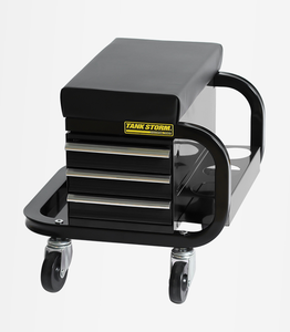 <span class=keywords><strong>Taburete</strong></span> Mecánico Plegable Acolchado de Acero con Bandeja para Herramientas para Reparación Automotriz en Garaje - Product Image 5