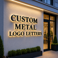 Enseigne lumineuse personnalisée pour studio de design intérieur – Lettres 3D LED pour bureau, salle d'exposition, signalétique murale – Enseigne en lettres 3D