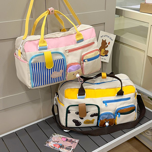 Nouveau sac de voyage à main tendance avec fermeture éclair, résistant à l'eau, léger, capacité 20-35L, compartiment séparé pour chaussures, idéal pour l'extérieur - Product Image 1