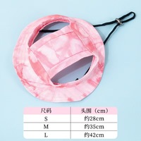 Chapeaux pour animaux de compagnie, pare-soleil, chapeaux anti-étranglement pour chiens, chapeaux de pêcheur ajustables à oreilles apparentes, chapeaux pour chats, fournitures pour animaux de compagnie