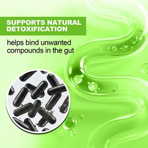Capsules de charbon actif les plus vendues, charbon actif pour favoriser le confort digestif après les repas, favorise le confort intestinal - Product Image 4
