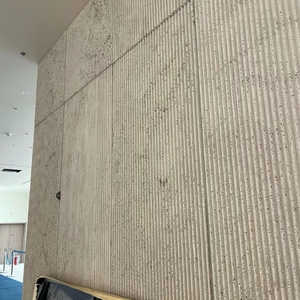 Tablero de hormigón decorativo con ranura en V tipo agujero de gusano, adecuado para paredes interiores y exteriores - Product Image 5