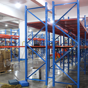 Étagères empilables en fer robuste entrepôt de fret en acier étagère de stockage d'outils industriels étagères présentoir rayonnage à palettes en métal - Product Image 5