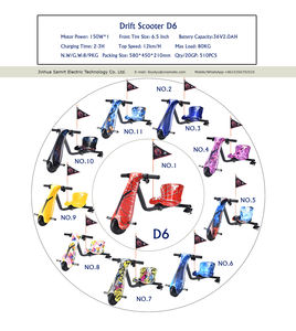 Hoverboard de 6,5 pulgadas, rueda de potencia luminosa barata, motor dual de 250W, hoverboard eléctrico, scooter de equilibrio, tabla flotante - Product Image 6