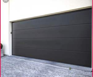 Paneles para Puertas de <span class=keywords><strong>Garaje</strong></span> Seeyesdoor, 6 Paneles Interiores de 16 Pies x 7 Pies / 16' x 211/2\", Panel de <span class=keywords><strong>Puerta</strong></span> Seccional para Puertas de <span class=keywords><strong>Garaje</strong></span> Negras - Product Image 3