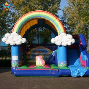 Châteaux gonflables licorne en gros - Structures gonflables en PVC amusantes et sûres avec installation facile, capacité de 5 à 10 enfants - Product Image 5
