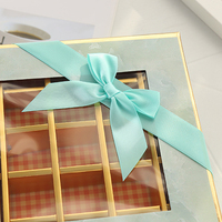 Vente en gros boîte cadeau en papier rigide de luxe avec logo personnalisé boîte de bonbons au chocolat sucré avec plateau d'impression emballage alimentaire