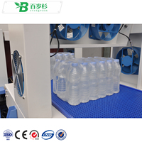 Ligne de production d'eau minérale pure en bouteille plastique entièrement automatique 3 en 1 BS-Complete / Machine de remplissage d'eau