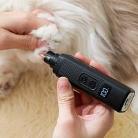 EJL Coupe-griffes rechargeable en acier inoxydable facile à utiliser pour chiens et chats, outil de toilettage léger pour animaux de compagnie