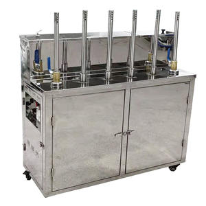 Machine de fabrication de <span class=keywords><strong>chaussures</strong></span> 6 tubes Machine à vapeur supérieure de chaussure Acier inoxydable 6 tuyaux Air chaud Chaussure Vamp Machine à vapeur adoucissante supérieure - Product Image 2