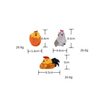 Pince à cheveux en acétate de haute qualité avec un design mignon de poulet Liwu pour les accessoires féminins