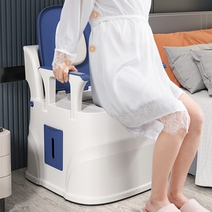 <span class=keywords><strong>Chaise</strong></span> de toilette de chevet, siège de toilette surélevé avec poignée, siège de toilette portable pour adultes, <span class=keywords><strong>chaise</strong></span> de toilette de chevet - Product Image 5