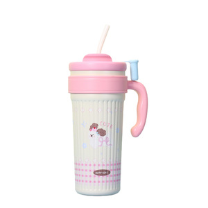 Gobelet en acier inoxydable de grande capacité pour femmes Design de grande valeur Nouveau thermos portable Big Mac pour les étudiants et les occasions - Product Image 5