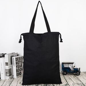 Sacs fourre-tout en toile tendance avec logo personnalisé, sac à bandoulière écologique avec cordon de serrage, sac de courses, utilisation en supermarché, cadeaux promotionnels - Product Image 3