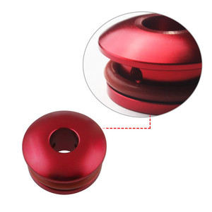 CRASTP Gear <b>Shift</b> <b>Knob</b> Base Aluminum Alloy Red Black Silver Rustproof For Most Car Models - Product Image 2